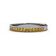 1 - Janice 2.00 mm Round Citrine 13 Stone Wedding Band 