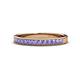 1 - Janice 2.00 mm Round Tanzanite 13 Stone Wedding Band 