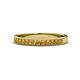 1 - Janice 2.00 mm Round Citrine 13 Stone Wedding Band 