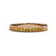 1 - Janice 2.00 mm Round Citrine 13 Stone Wedding Band 