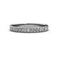 1 - Janice 2.00 mm Round Diamond 13 Stone Wedding Band 