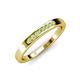 4 - Kathiryn 2.00 mm Peridot 7 Stone Wedding Band 