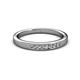 3 - Kathiryn 2.00 mm Diamond 7 Stone Wedding Band 