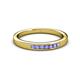 3 - Kathiryn 2.00 mm Tanzanite 7 Stone Wedding Band 