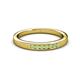 3 - Kathiryn 2.00 mm Peridot 7 Stone Wedding Band 