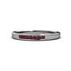 1 - Kathiryn 2.00 mm Ruby 7 Stone Wedding Band 
