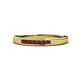 1 - Kathiryn 2.00 mm Ruby 7 Stone Wedding Band 
