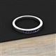 3 - Kathiryn 2.00 mm Blue Sapphire 7 Stone Wedding Band 