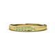 1 - Kathiryn 2.00 mm Peridot 7 Stone Wedding Band 