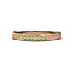 1 - Kathiryn 2.00 mm Peridot 7 Stone Wedding Band 