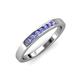 3 - Kathiryn 2.40 mm Tanzanite 7 Stone Wedding Band 