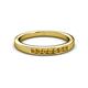 2 - Kathiryn 2.40 mm Citrine 7 Stone Wedding Band 