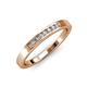 4 - Kathiryn 2.00 mm Diamond 7 Stone Wedding Band 