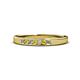 1 - Kathiryn 2.00 mm Yellow Sapphire and Diamond 7 Stone Wedding Band 