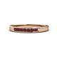 1 - Kathiryn 2.40 mm Ruby 7 Stone Wedding Band 