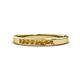 1 - Kathiryn 2.40 mm Citrine 7 Stone Wedding Band 