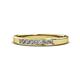 1 - Kathiryn 2.40 mm Diamond 7 Stone Wedding Band 