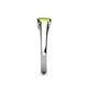 4 - Jemima Princess Cut Peridot Solitaire Engagement Ring 