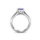 5 - Jemima Princess Cut Tanzanite Solitaire Engagement Ring 