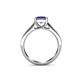 5 - Jemima Princess Cut Iolite Solitaire Engagement Ring 