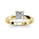 3 - Adsila Princess Cut Diamond Solitaire Engagement Ring 