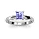 3 - Adsila Princess Cut Tanzanite Solitaire Engagement Ring 