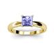 3 - Adsila Princess Cut Tanzanite Solitaire Engagement Ring 