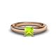 1 - Kyle Princess Cut Peridot Solitaire Engagement Ring 