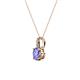 2 - Celyn Tanzanite and Diamond Pendant 