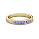 2 - Kathiryn 2.70 mm Tanzanite 7 Stone Wedding Band 