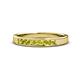 1 - Kathiryn 2.70 mm Yellow Diamond 7 Stone Wedding Band 