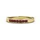 1 - Kathiryn 2.70 mm Ruby 7 Stone Wedding Band 