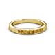 2 - Kathiryn 2.70 mm Citrine 7 Stone Wedding Band 