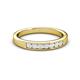 2 - Kathiryn 2.70 mm White Sapphire 7 Stone Wedding Band 