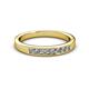 2 - Kathiryn 2.70 mm Diamond 7 Stone Wedding Band 