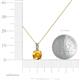 4 - Celyn Citrine and Diamond Pendant 