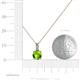 4 - Celyn Peridot and Diamond Pendant 