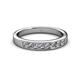3 - Kathiryn 3.00 mm Diamond 7 Stone Wedding Band 