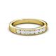 3 - Kathiryn 3.00 mm White Sapphire 7 Stone Wedding Band 
