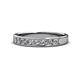 1 - Kathiryn 3.00 mm Diamond 7 Stone Wedding Band 