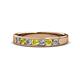 1 - Kathiryn 3.00 mm Yellow Sapphire and Diamond 7 Stone Wedding Band 