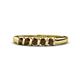 1 - Talia Smoky Quartz Wedding Band 