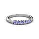2 - Talia Tanzanite Wedding Band 