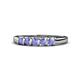 1 - Talia Tanzanite Wedding Band 