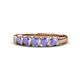 1 - Talia Tanzanite Wedding Band 