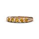 1 - Talia Citrine Wedding Band 
