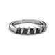 3 - Talia Black Diamond Wedding Band 