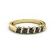 3 - Talia Black Diamond Wedding Band 