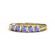 1 - Talia Tanzanite Wedding Band 