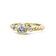 1 - Azalea Diamond Three Stone Ring 
